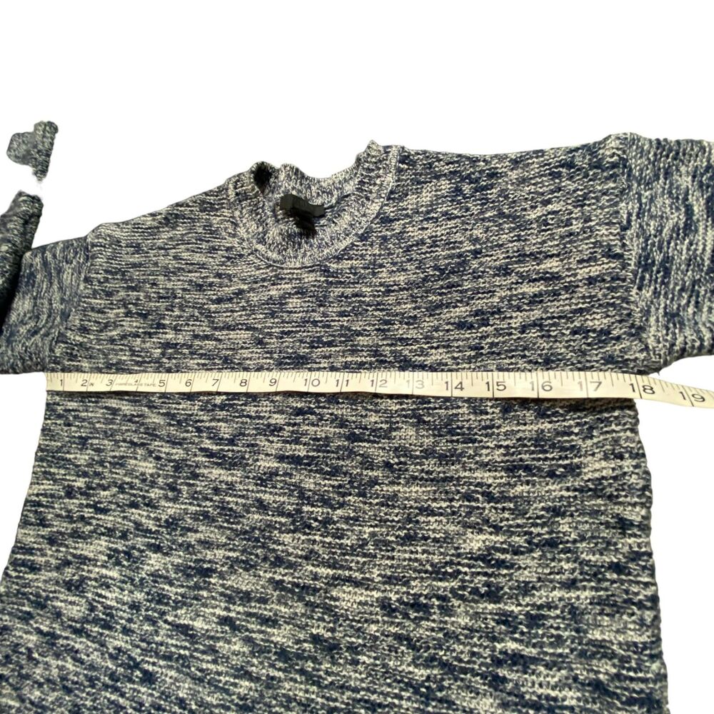 J. CREW Women Blue Marbled Pullover Sweater Small - Picture 8 of 9
